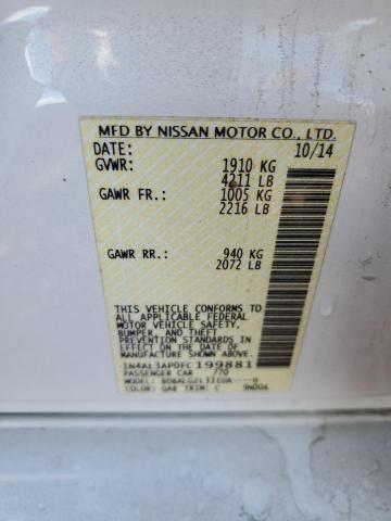 Photo 12 from auction – 2015 NISSAN ALTIMA 2.5 with VIN 1N4AL3AP0FC199881