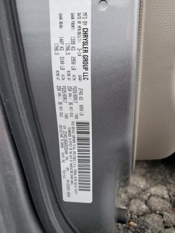 Photo 14 from auction – 2014 CHRYSLER TOWN & COU with VIN 2C4RC1BG0ER332404