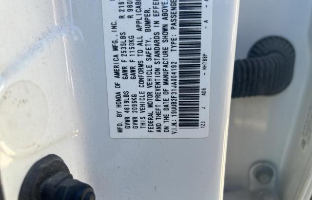 Photo 10 from auction – 2018 ACURA TLX with VIN 19UUB2F31JA004192