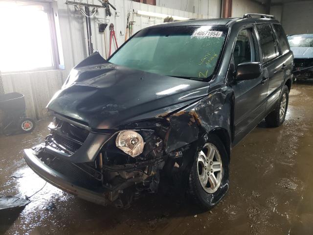 HONDA PILOT EXL 2003 with VIN 2HKYF18553H607669 - Photo from auction