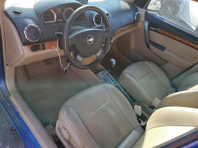 Photo 8 from auction – 2007 CHEVROLET AVEO LT with VIN KL1TG56657B064350