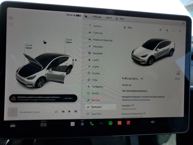 Photo 9 from auction – 2023 TESLA MODEL Y with VIN 7SAYGDEEXPA080431