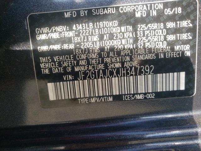 Photo 14 from auction – 2018 SUBARU CROSSTREK with VIN JF2GTAJCXJH347392