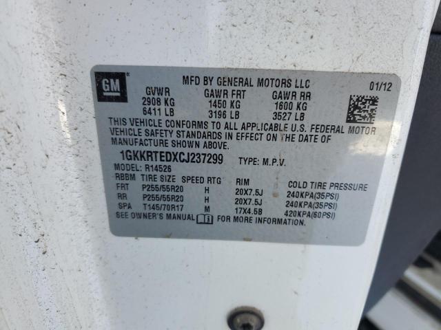 Photo 14 from auction – 2012 GMC ACADIA DEN with VIN 1GKKRTEDXCJ237299