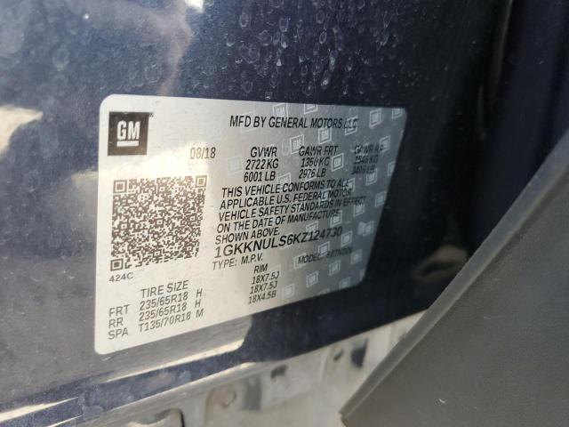 Photo 14 from auction – 2019 GMC ACADIA SLT with VIN 1GKKNULS6KZ124730