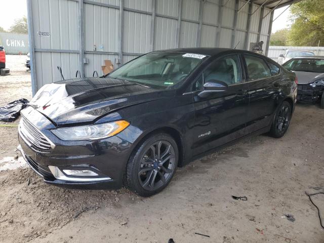 FORD FUSION SE 2018 with VIN 3FA6P0LU7JR197034 - Photo from auction