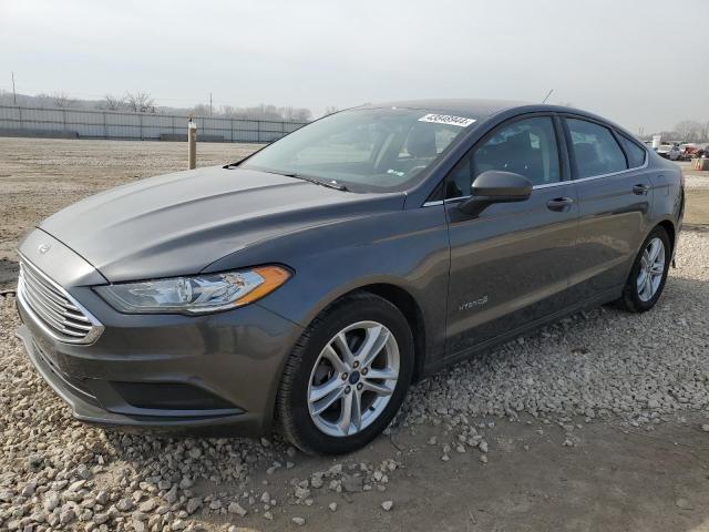 FORD FUSION SE 2018 with VIN 3FA6P0LU7JR196367 - Photo from auction