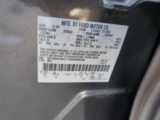 Photo 14 from auction – 2010 FORD EDGE LIMIT with VIN 2FMDK4KC1ABA84044