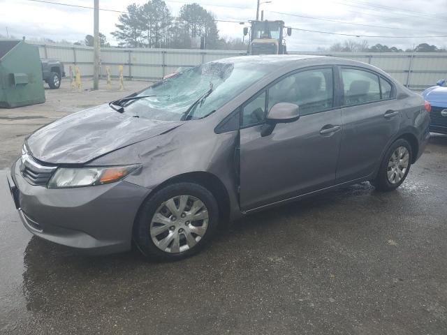 HONDA CIVIC LX 2012 with VIN 19XFB2F52CE102785 - Photo from auction