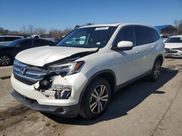 HONDA PILOT EXLN 2017 with VIN 5FNYF5H75HB013596 - Photo from auction