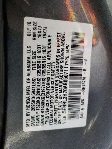 Photo 14 from auction – 2010 HONDA ODYSSEY EX with VIN 5FNRL3H70AB050711