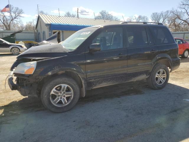 HONDA PILOT EXL 2004 with VIN 2HKYF18654H608895 - Photo from auction