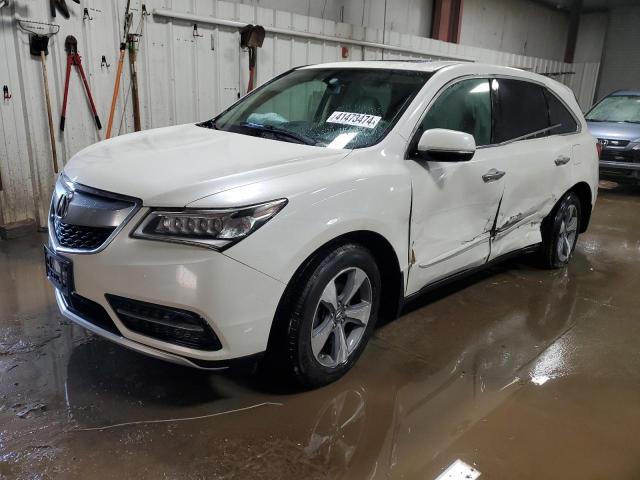 ACURA MDX 2016 with VIN 5FRYD4H27GB022270 - Photo from auction