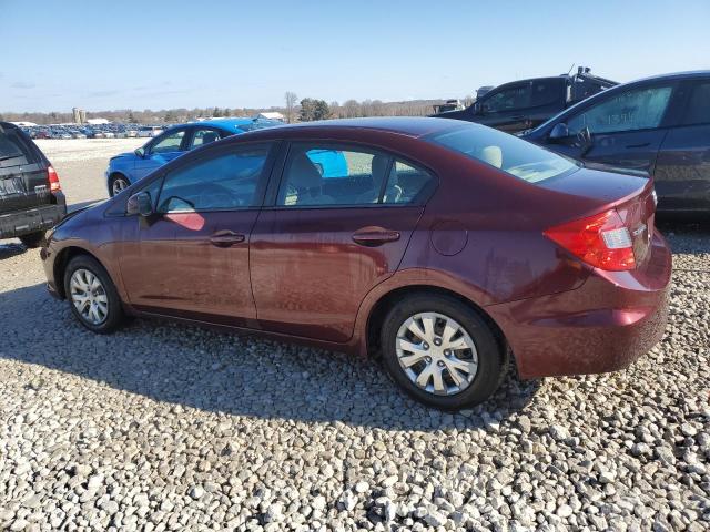 Photo 2 from auction – 2012 HONDA CIVIC SEDA with VIN 19XFB2F5XCE043825