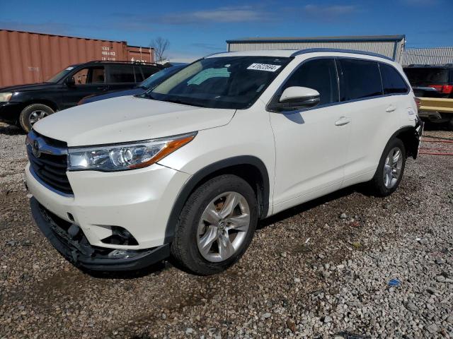 TOYOTA HIGHLANDER 2016 with VIN 5TDYKRFHXGS121589 - Photo from auction