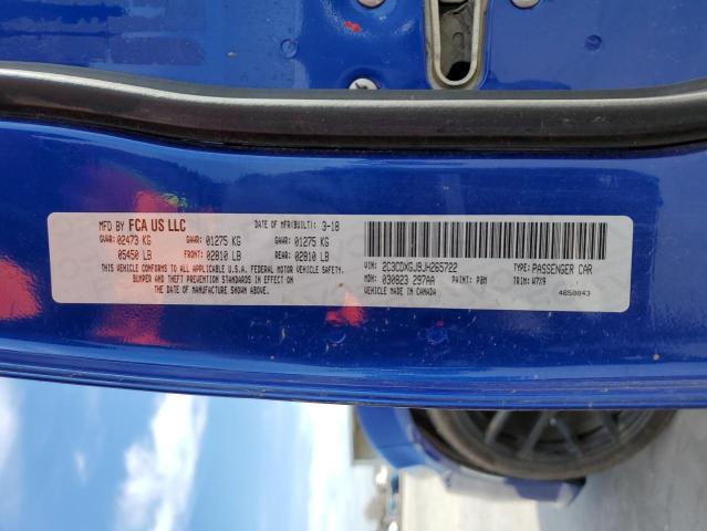 Photo 12 from auction – 2018 DODGE CHARGER R/ with VIN 2C3CDXGJ9JH265722