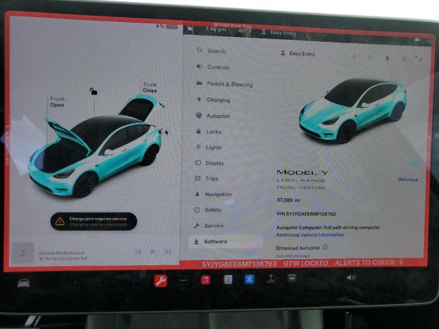 صورة رقم 9 من المزاد - 2021 TESLA MODEL Y مع VIN 5YJYGAEE6MF136763