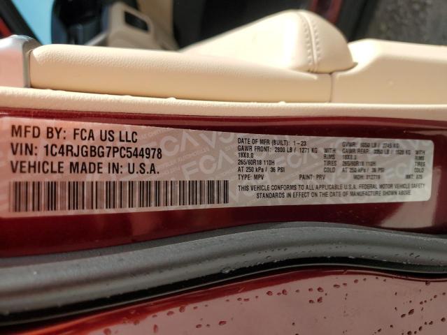 Photo 14 from auction – 2023 JEEP GRAND CHER with VIN 1C4RJGBG7PC544978