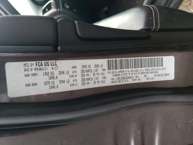 Photo 14 from auction – 2017 JEEP GRAND CHER with VIN 1C4RJFBG6HC840912