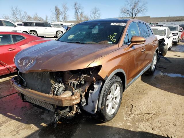 LINCOLN MKX BLACK 2016 with VIN 2LMPJ7JP7GBL41954 - Photo from auction