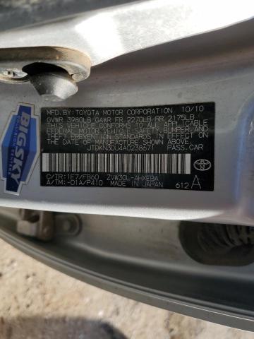 Photo 12 from auction – 2010 TOYOTA PRIUS with VIN JTDKN3DU4A0238671