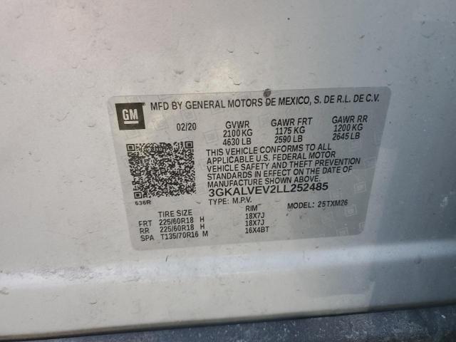 Photo 14 from auction – 2020 GMC TERRAIN SL with VIN 3GKALVEV2LL252485