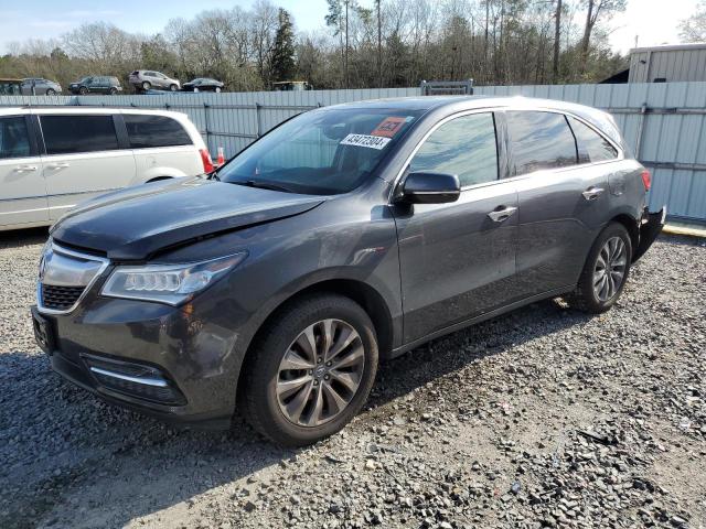 ACURA MDX TECHNO 2014 with VIN 5FRYD4H40EB021671 - Photo from auction