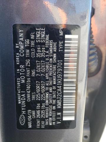 Photo 14 from auction – 2019 HYUNDAI TUCSON SE with VIN KM8J2CA41KU979701