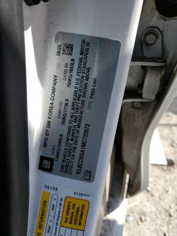 Photo 14 from auction – 2021 CHEVROLET SPARK 1LT with VIN KL8CD6SA1MC720673