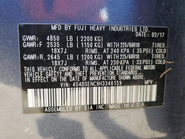 Photo 14 from auction – 2017 SUBARU OUTBACK 3. with VIN 4S4BSENC9H3348159
