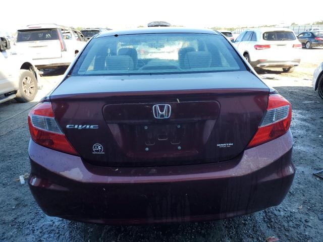 Photo 6 from auction – 2012 HONDA CIVIC LX with VIN 2HGFB2F58CH594826