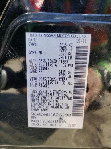 Photo 14 from auction – 2014 NISSAN PATHFINDER with VIN 5N1AR2MM6EC626298