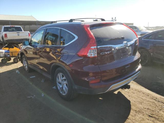 Photo 2 from auction – 2016 HONDA CR-V EXL with VIN 5J6RM4H70GL038075