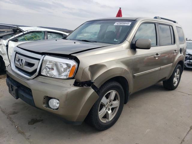 HONDA PILOT EXL 2011 with VIN 5FNYF4H50BB044514 - Photo from auction
