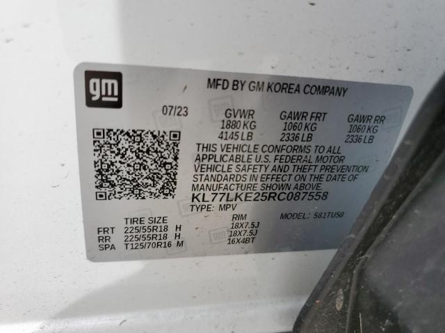 Photo 14 from auction – 2024 CHEVROLET TRAX ACTIV with VIN KL77LKE25RC087558