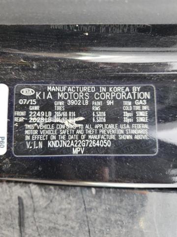 Photo 12 from auction – 2016 KIA SOUL with VIN KNDJN2A22G7264050