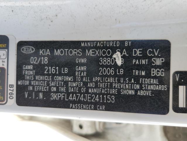 Photo 12 from auction – 2018 KIA FORTE LX with VIN 3KPFL4A74JE241153