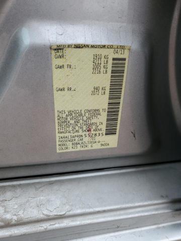 Photo 12 from auction – 2013 NISSAN ALTIMA 2.5 with VIN 1N4AL3AP4DN552835