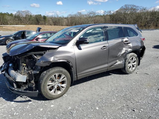 TOYOTA HIGHLANDER 2015 with VIN 5TDBKRFH9FS110023 - Photo from auction