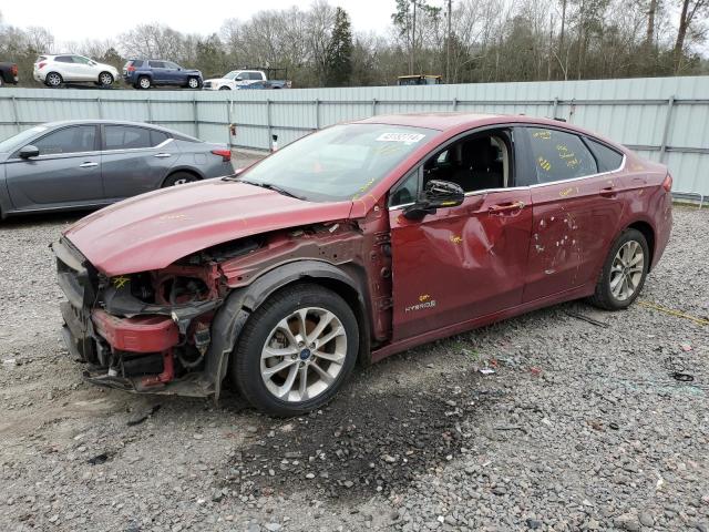 Photo 1 from auction – 2019 FORD FUSION SE with VIN 3FA6P0LU8KR222539