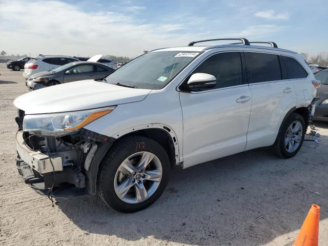 TOYOTA HIGHLANDER 2016 with VIN 5TDDKRFHXGS336193 - Photo from auction