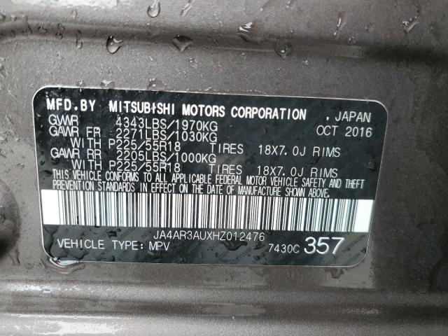 Photo 14 from auction – 2017 MITSUBISHI OUTLANDER with VIN JA4AR3AUXHZ012476