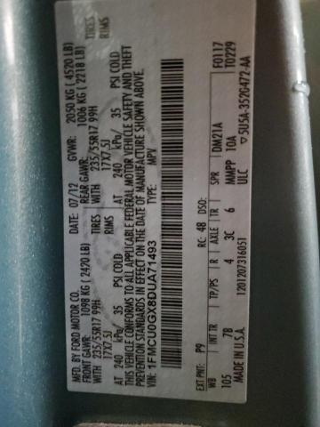 Photo 14 from auction – 2013 FORD ESCAPE SE with VIN 1FMCU0GX8DUA71493