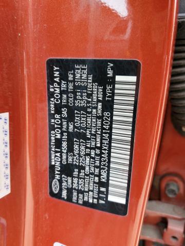Photo 14 from auction – 2017 HYUNDAI TUCSON LIM with VIN KM8J33A4XHU414028