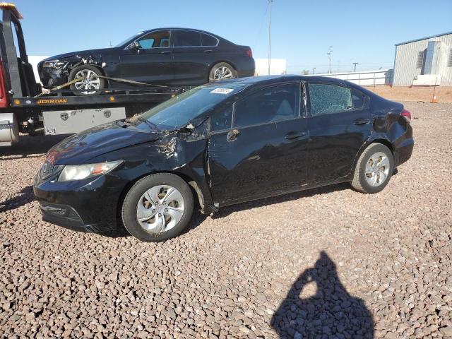 HONDA CIVIC LX 2013 with VIN 19XFB2E5XDE031757 - Photo from auction