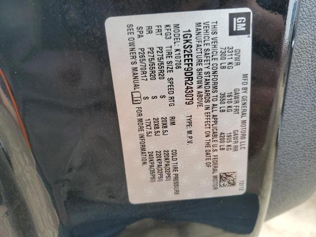 Photo 14 from auction – 2013 GMC YUKON DENA with VIN 1GKS2EEF9DR243079
