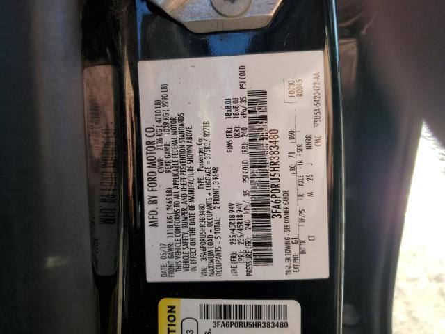 Photo 13 from auction – 2017 FORD FUSION TIT with VIN 3FA6P0RU5HR383480