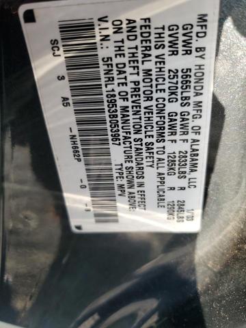 Photo 14 from auction – 2003 HONDA ODYSSEY EX with VIN 5FNRL18953B053967