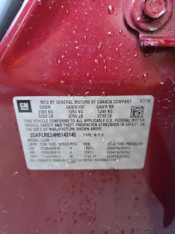 Photo 14 from auction – 2017 GMC TERRAIN DE with VIN 2GKFLRE34H6143145