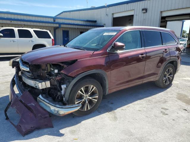 TOYOTA HIGHLANDER 2016 with VIN 5TDKKRFH8GS144858 - Photo from auction